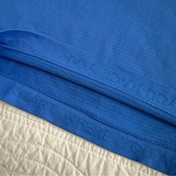 Lululemon Women's Blue Swiftly Tech Cropped Short Sleeve Shirt 2.0 Size 4 - Picture 10 of 12